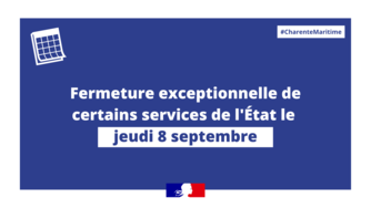 CP FERMETURE EXCEPTIONNELLE DE CERTAINS SERVICES DE L’ÉTAT
