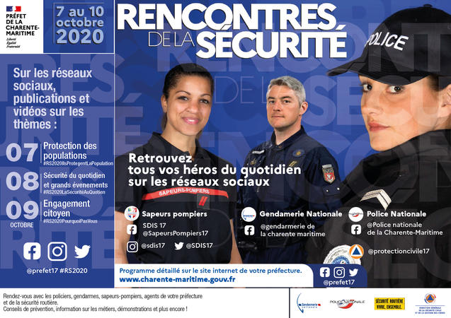 Programme Rencontres de la Sécurité en Charente-Maritime