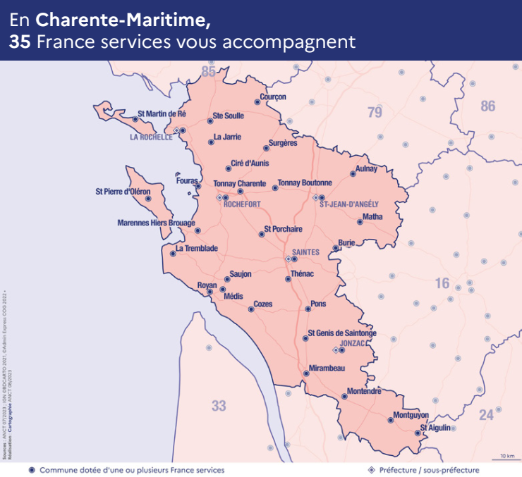Département de la Charente-Maritime, service public