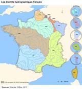 les bassins hydrographiques de France